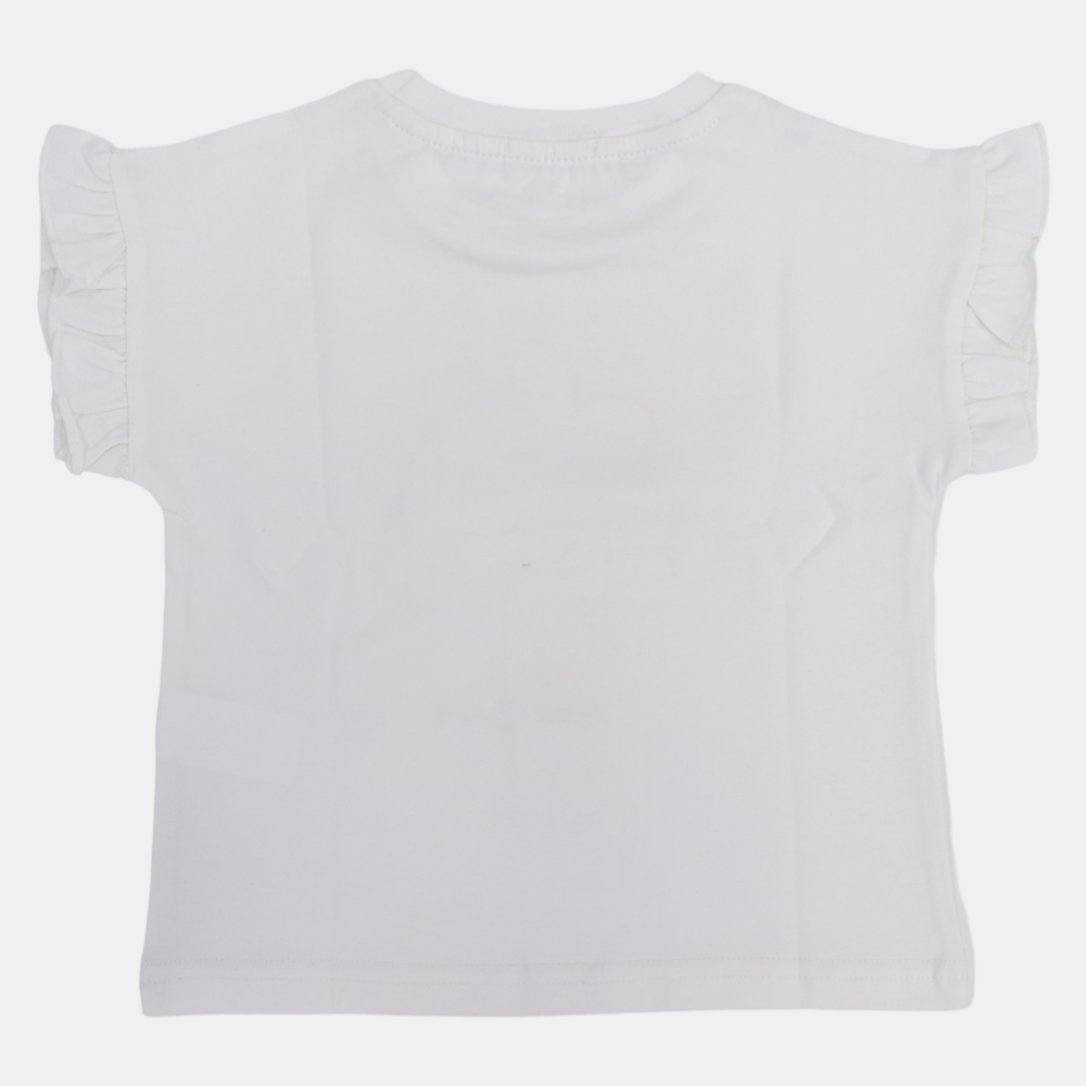 Baby Girls Cotton T-Shirt - Adorable Girl Print