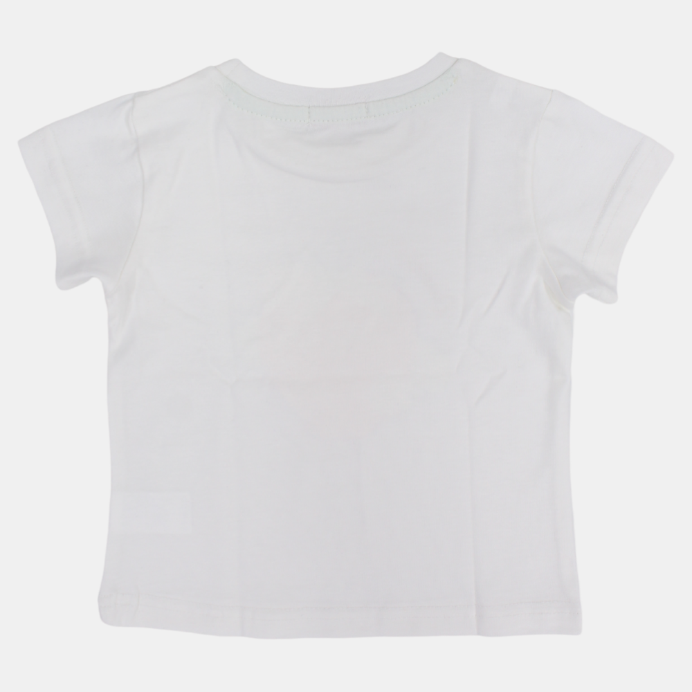 Baby Girls Cotton T-Shirt - Fresh Strawberry Print