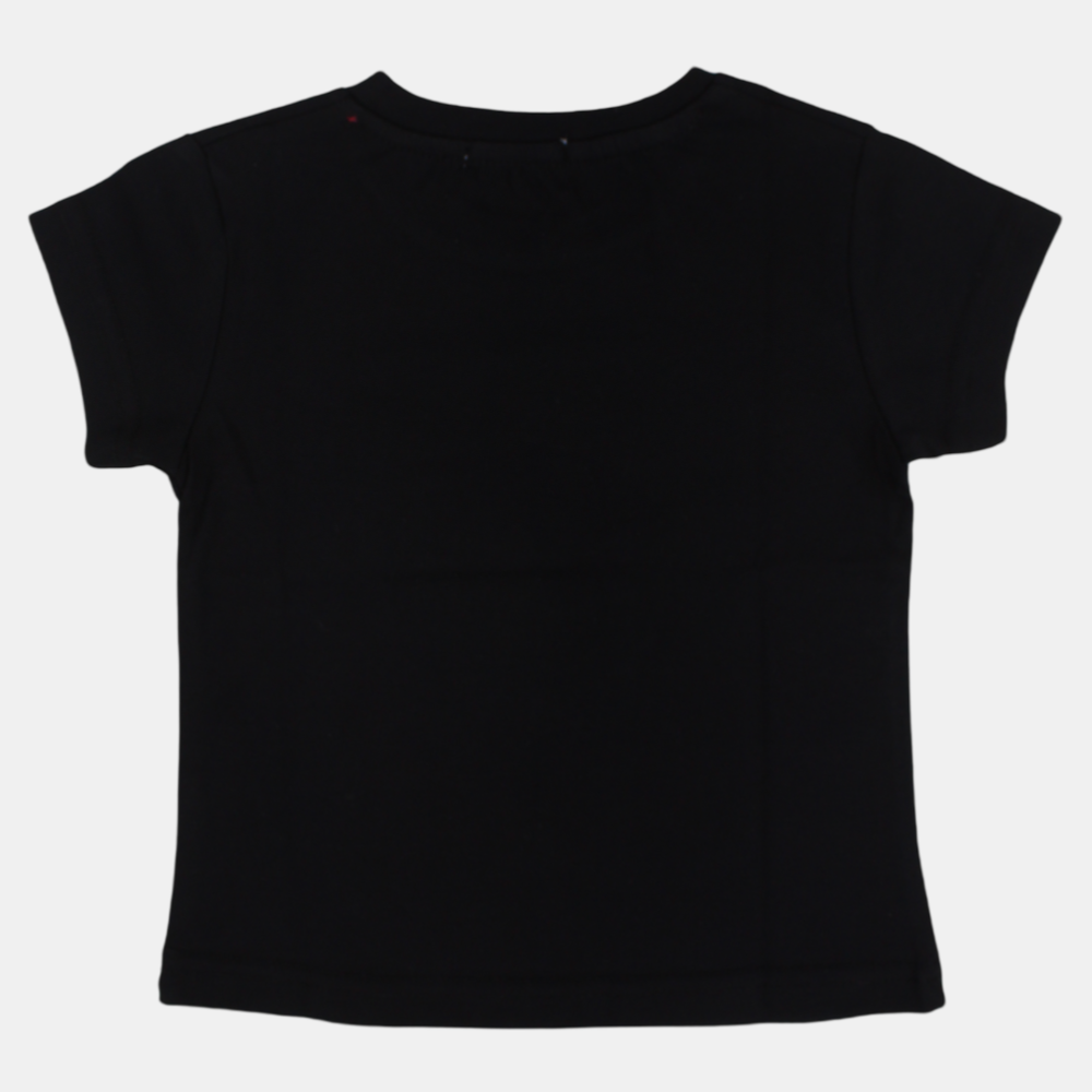 Baby Girls Cotton T-Shirt - Fresh Strawberry Print