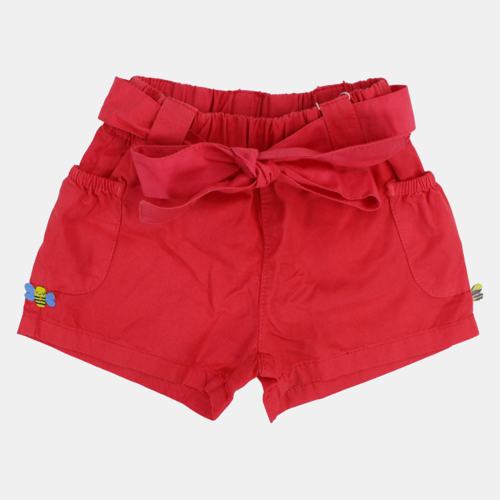 Baby Girls Gabardine Shorts