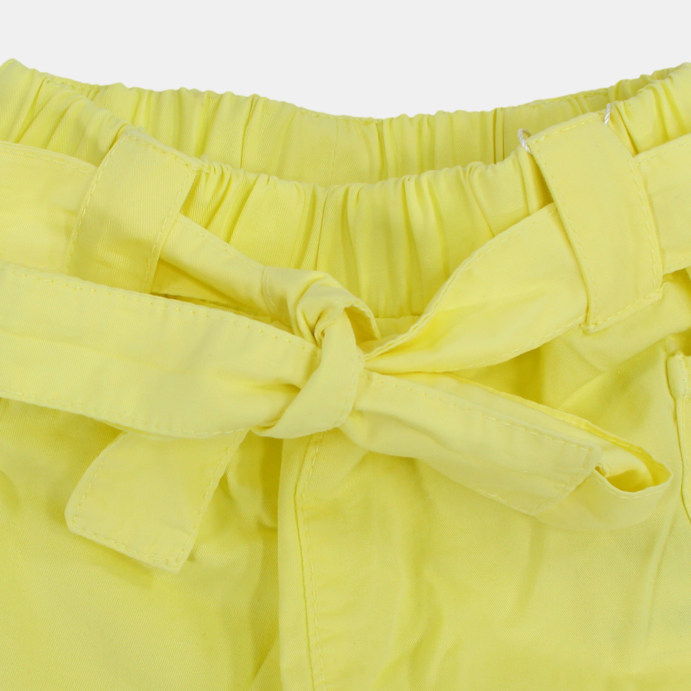 Baby Girls Gabardine Shorts