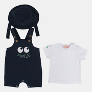 Baby Boys Cotton 3-Piece Outfit Set