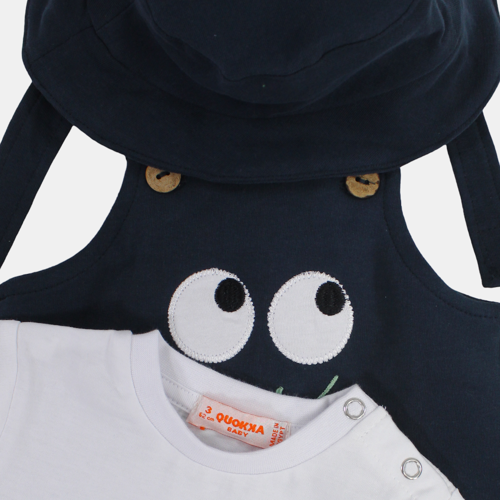 Baby Boys Cotton 3-Piece Outfit Set