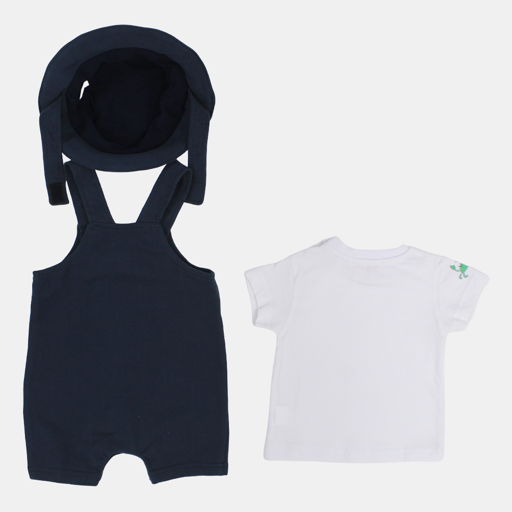 Baby Boys Cotton 3-Piece Outfit Set