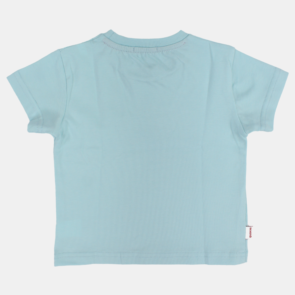 Boys Cotton T-Shirt - Cute Crab Print