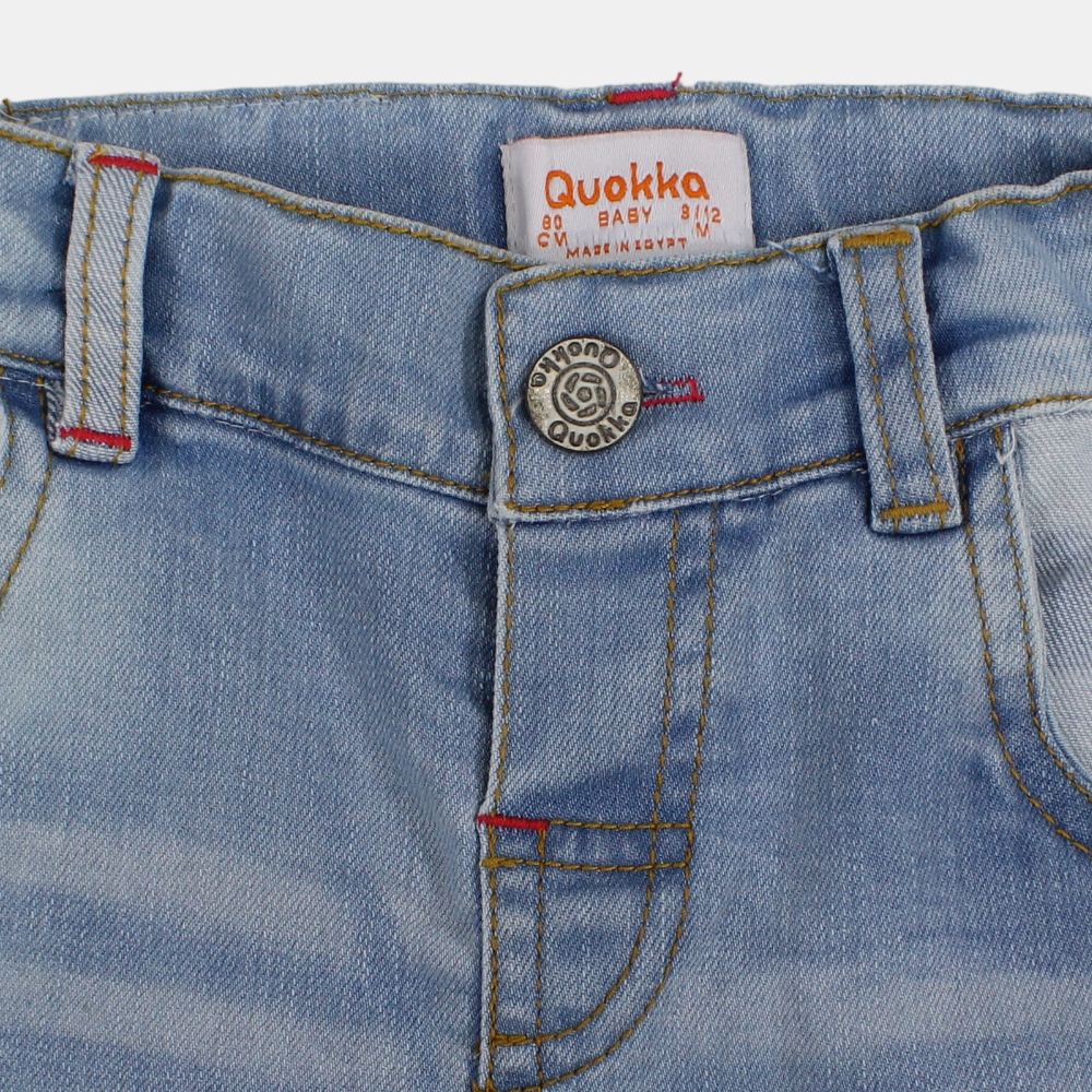Boys Light Blue Jean Shorts
