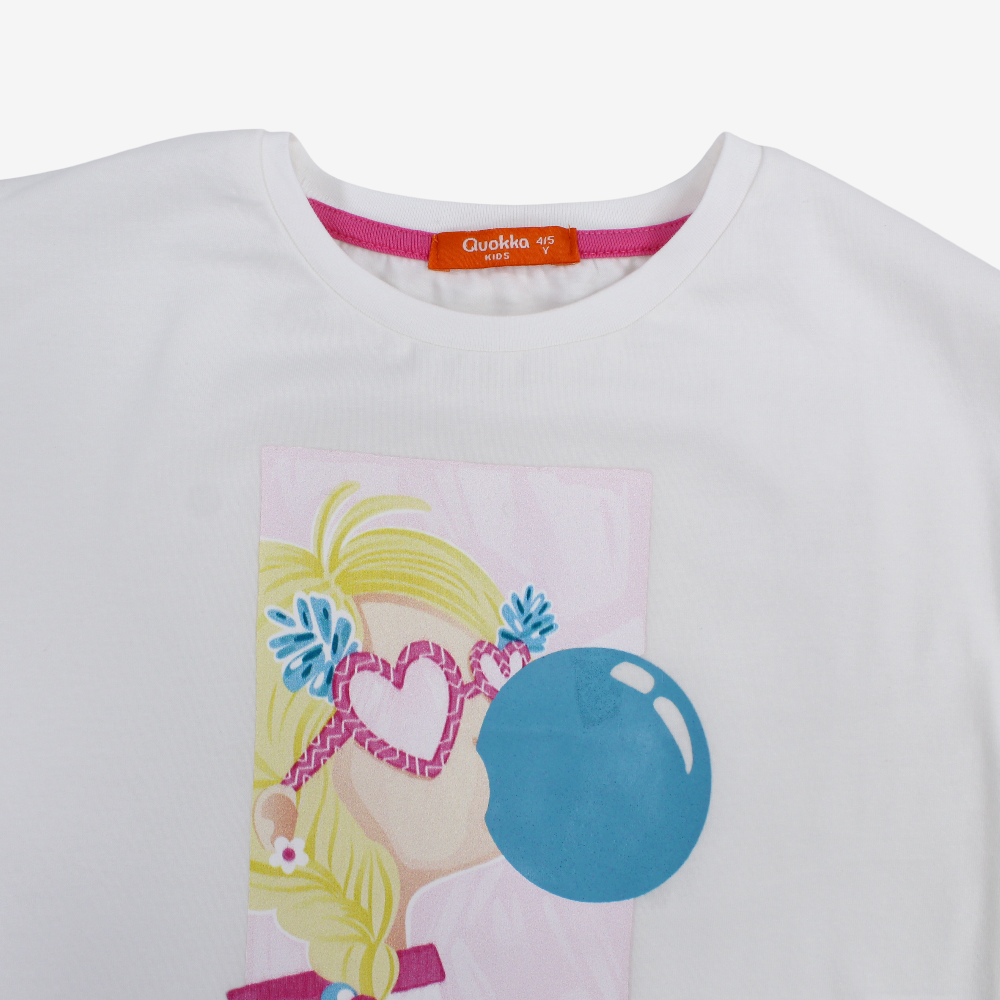 Girls Cotton Blouse –  Half Sleeve