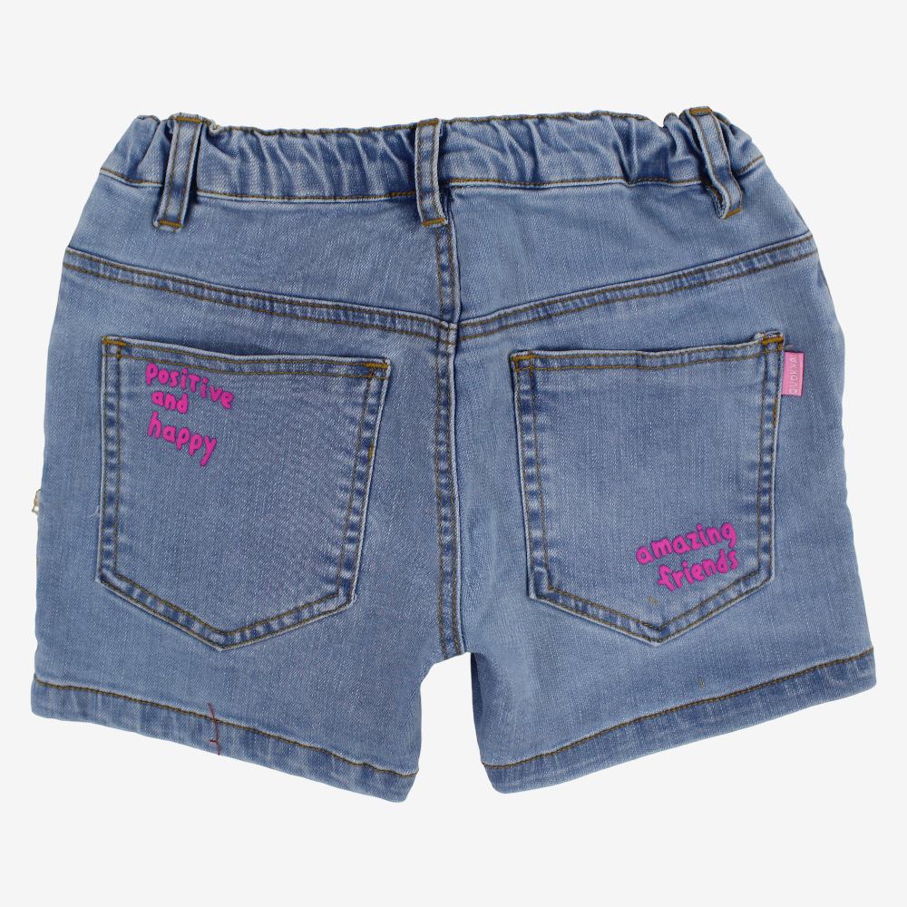 Girls Short Jeans – Light Wash