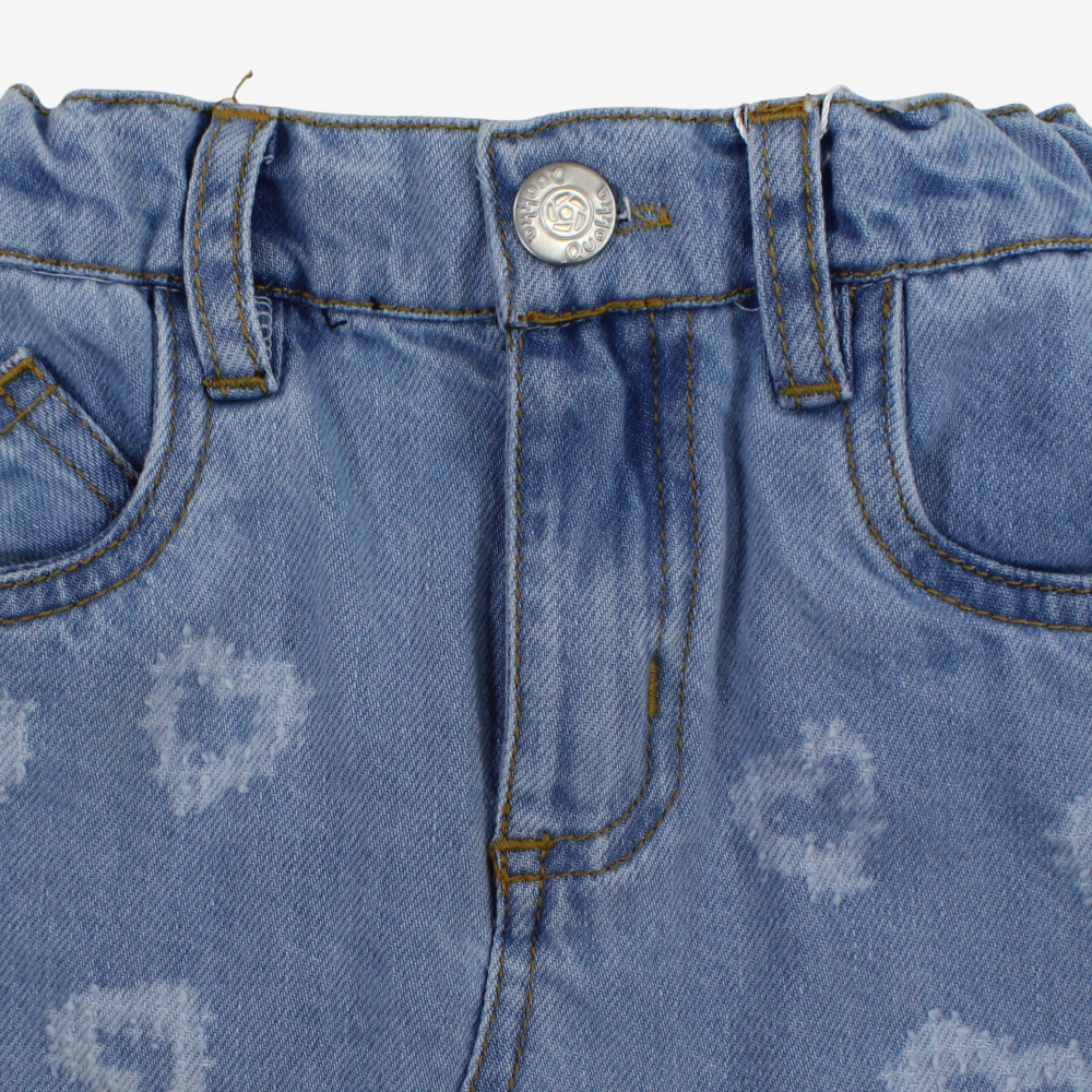 Girls Jean Skirt – Little Hearts Design
