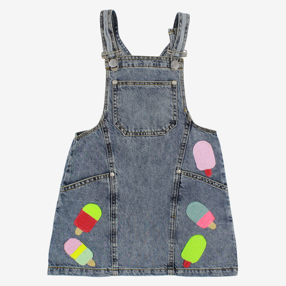 Girls Jean Dress – Strappy Design