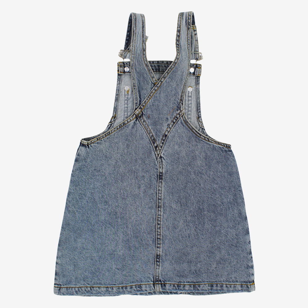 Girls Jean Dress – Strappy Design