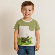 Boys Cotton T-Shirt – Jeep Design