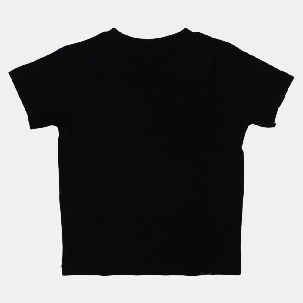 Boys Cotton Short-Sleeved T-Shirt with Cars Design