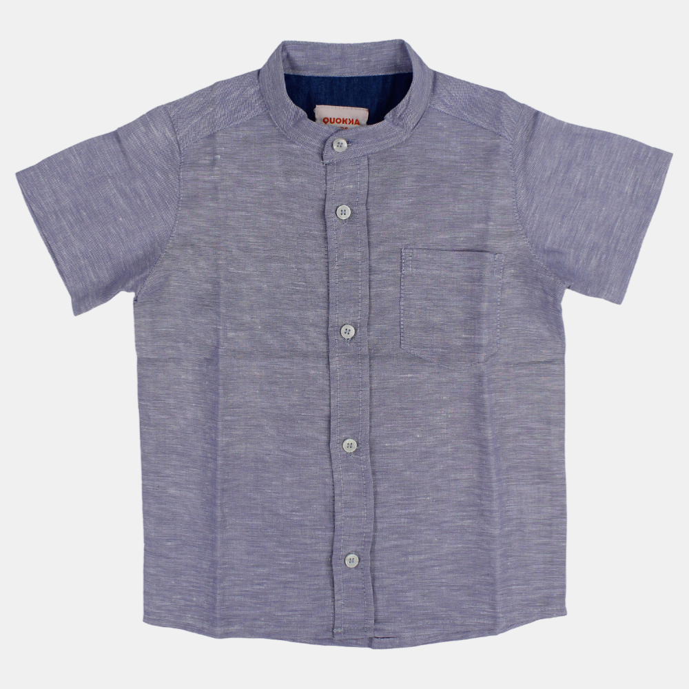 Boys Plain Cotton Shirt