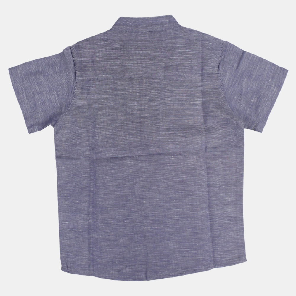 Boys Plain Cotton Shirt
