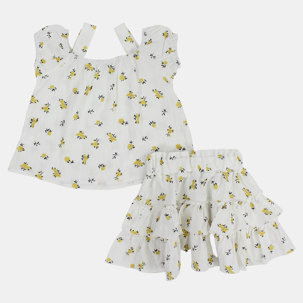 Girls Printed 2-Piece Outfit Set
