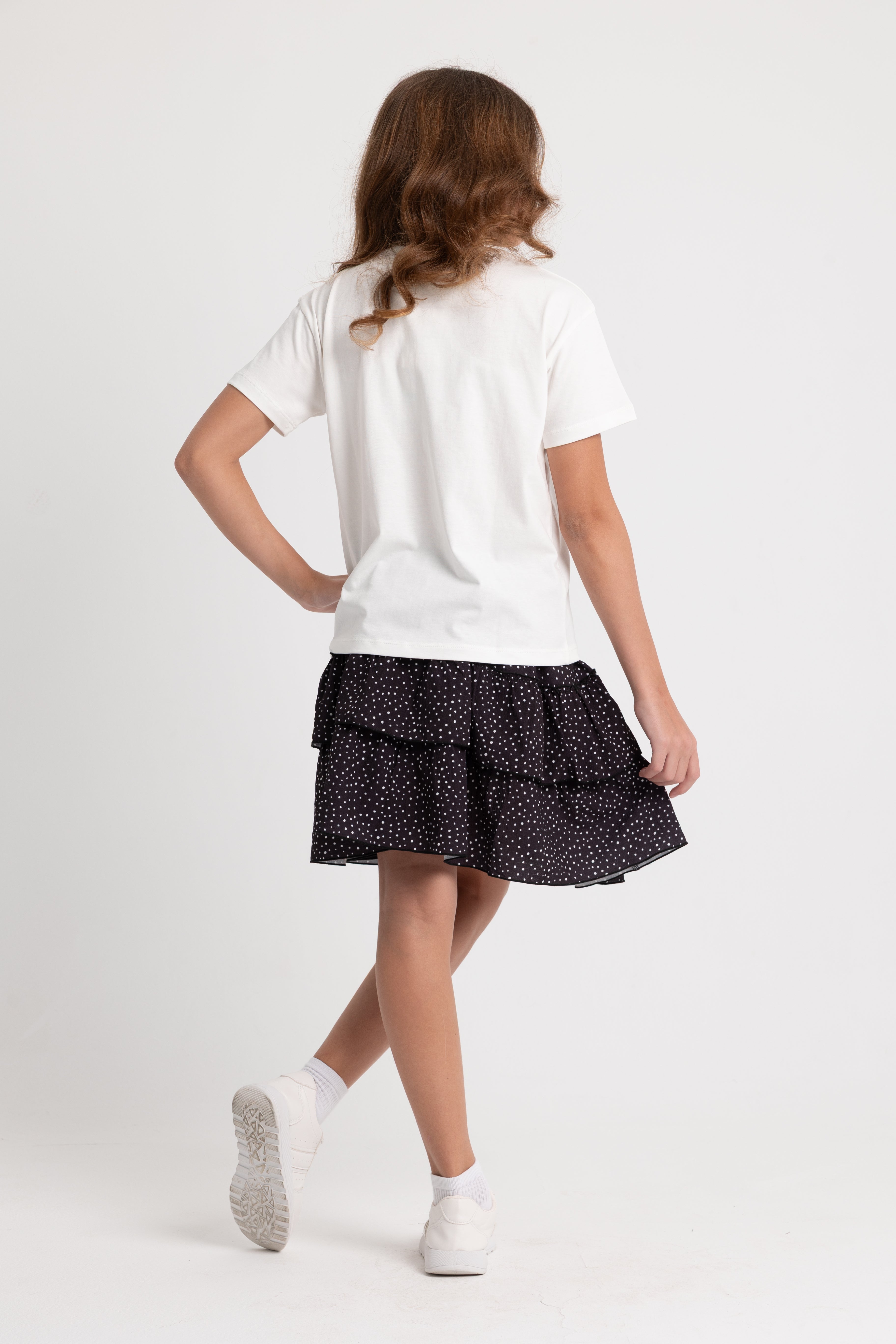 Girls Polyester Skirt – Printed Design