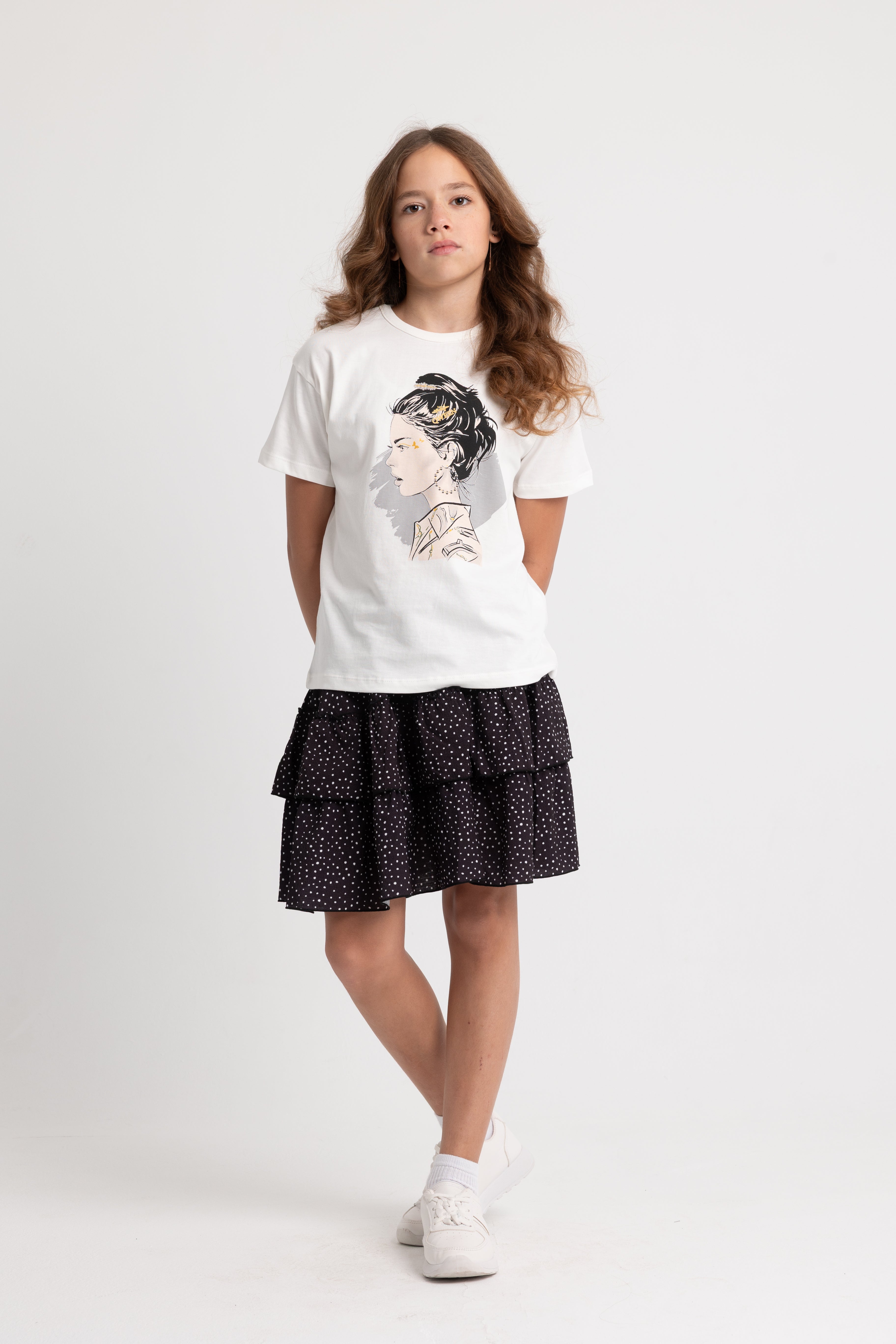 Girls  Cotton T-Shirt – Short Sleeve