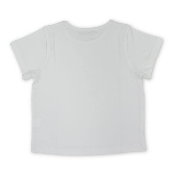 Girls Cotton T-Shirt – White