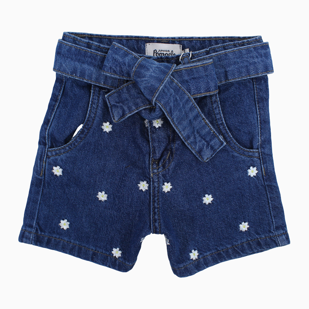 Girls Jean Shorts – Navy Blue