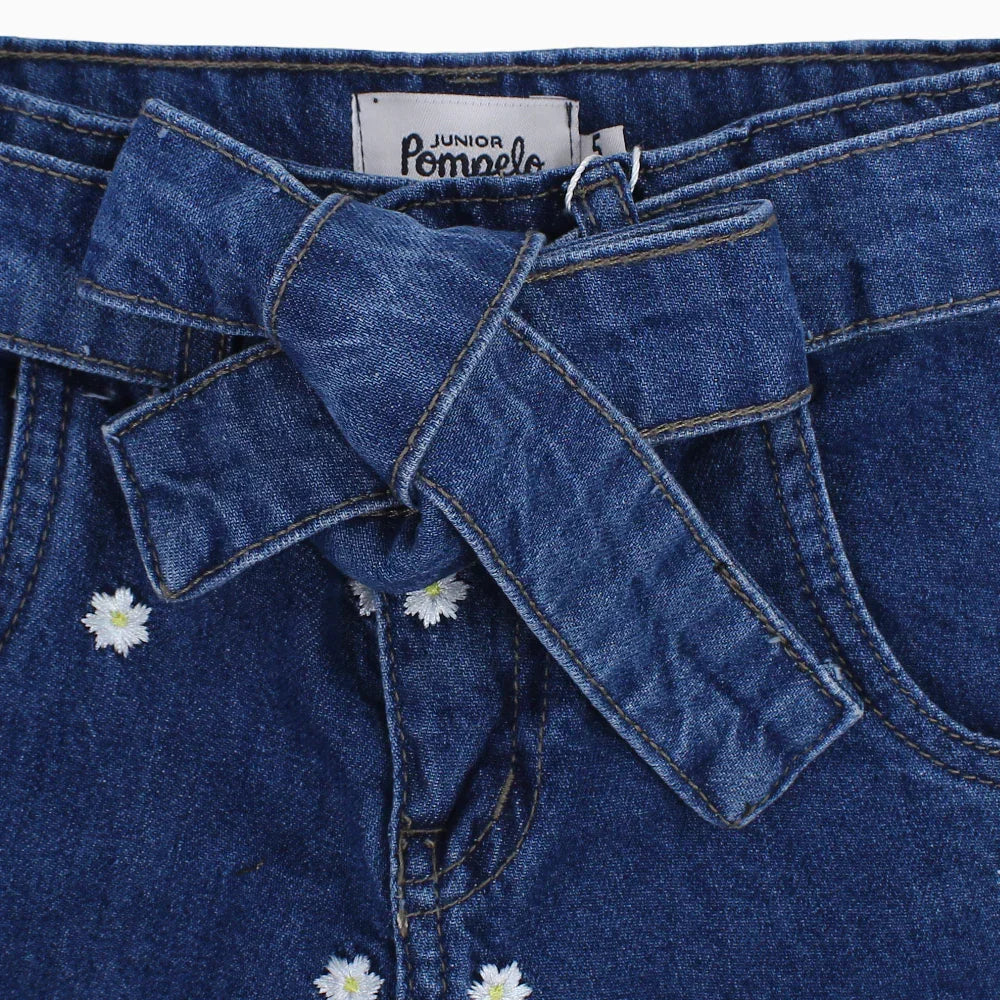Girls Jean Shorts – Navy Blue