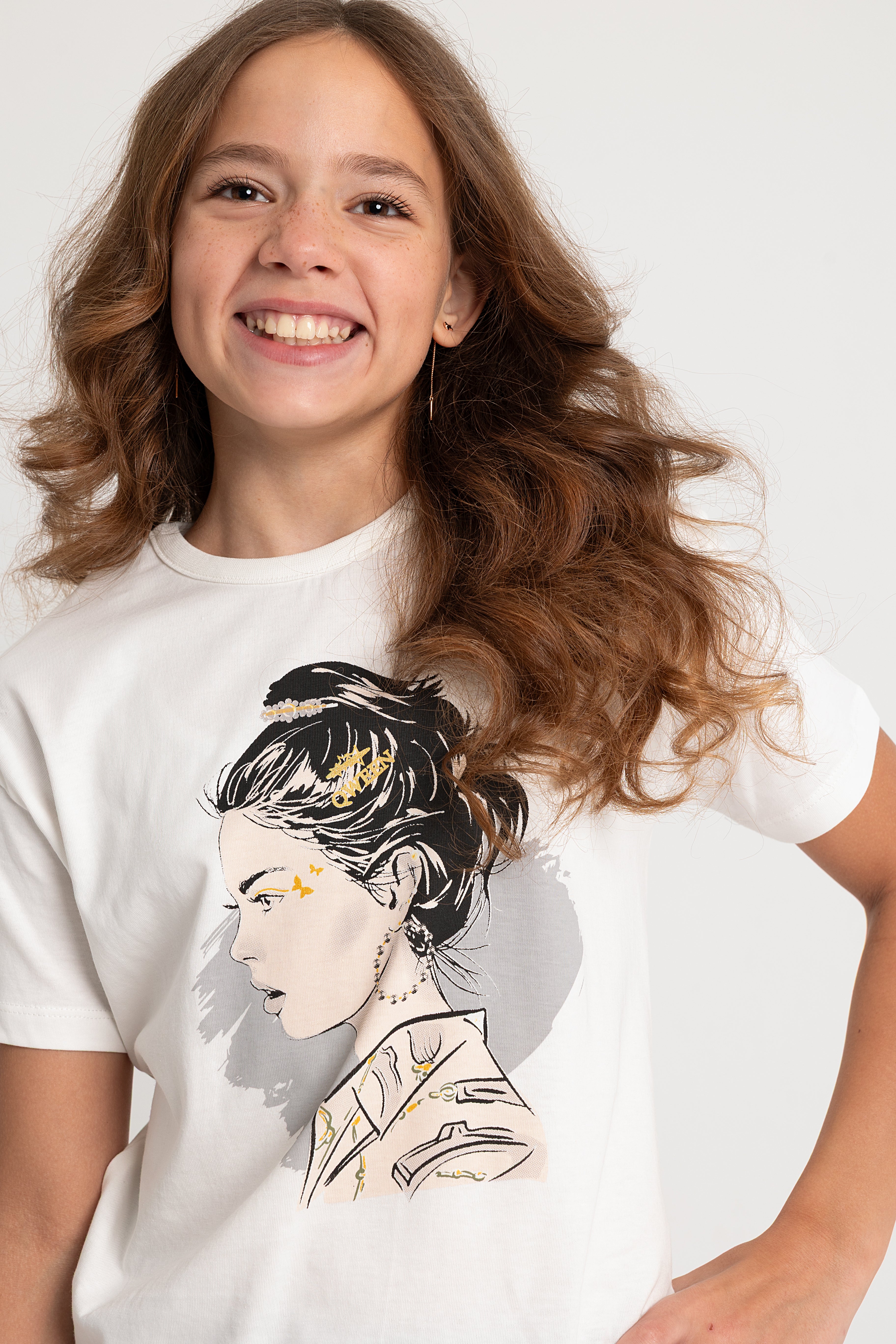 Girls  Cotton T-Shirt – Short Sleeve