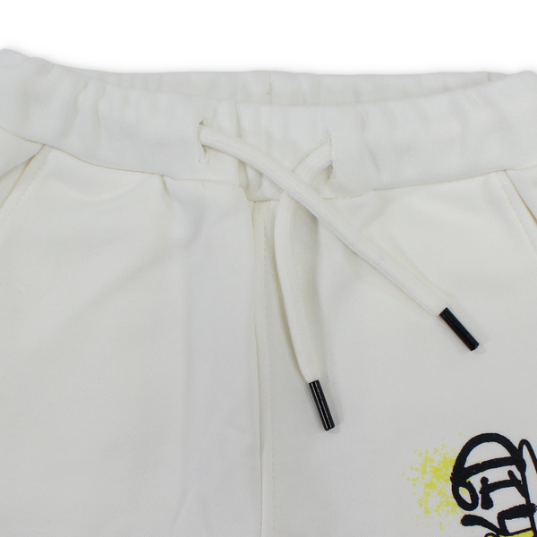 Boys Cotton Sweat Pants – Off-White