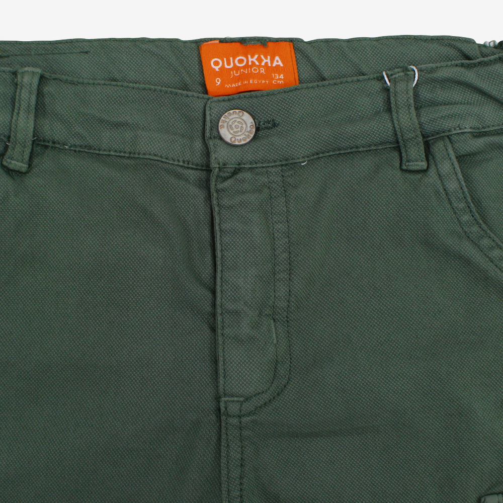Boys Plain Gabardine Shorts