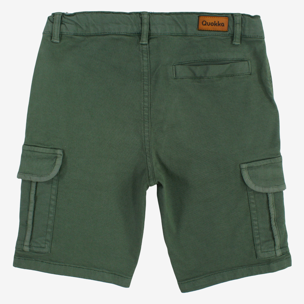 Boys Plain Gabardine Shorts
