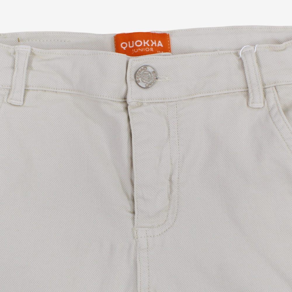 Boys Plain Gabardine Shorts
