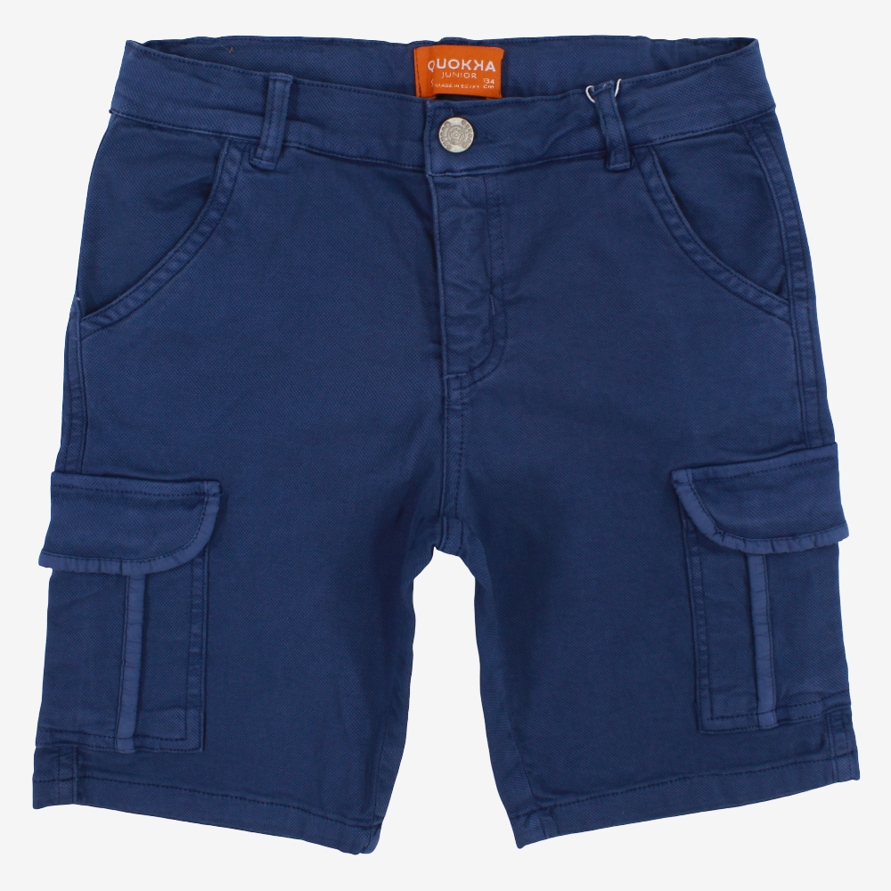 Boys Plain Gabardine Shorts