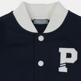 Boys Black/White Long-Sleeved Jacket