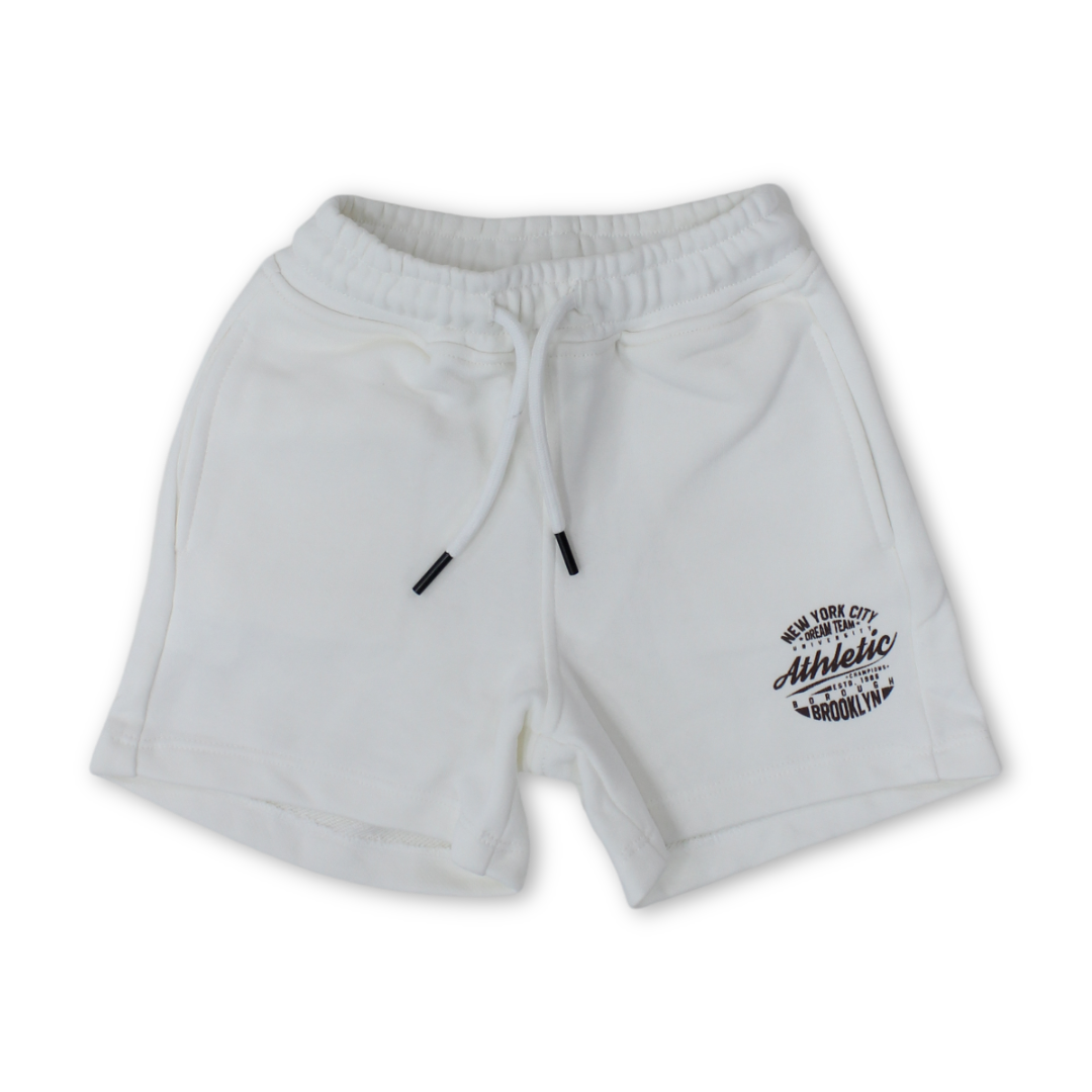 Boys Cotton Short – Off-White - Clothing - Pompelo