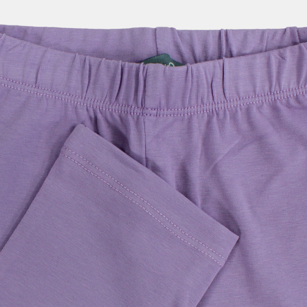 Girls Plain Cotton Leggings