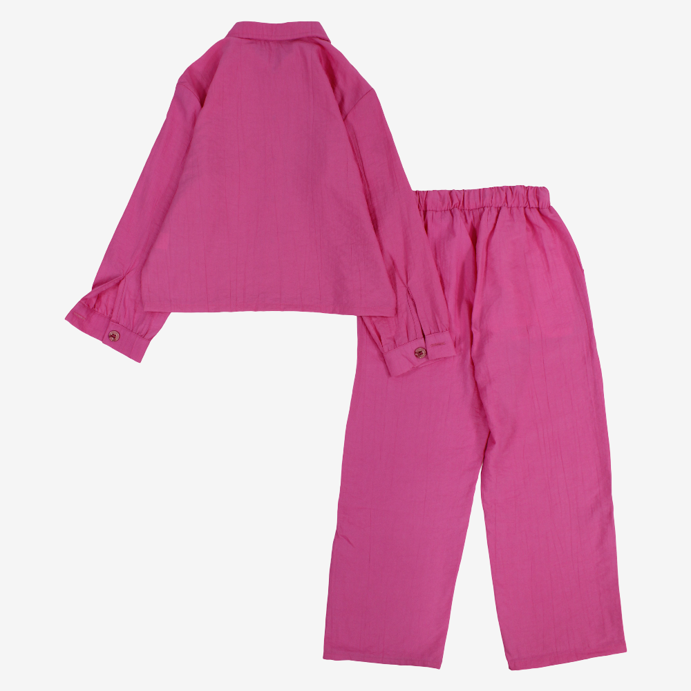 Girls 2-Piece Outfit Set – Fuchsia