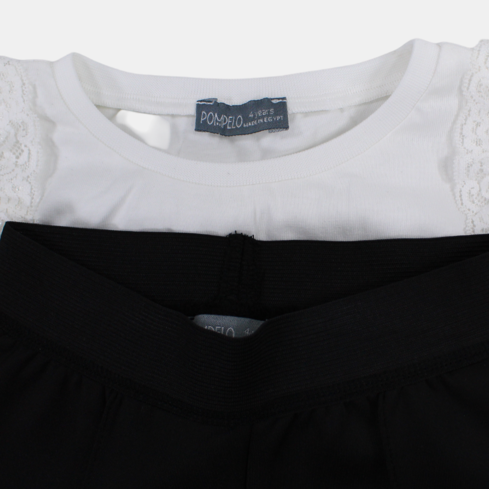 "Shine On" Girls Cotton 2-Piece Outfit Set