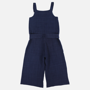 Girls Navy Overall
