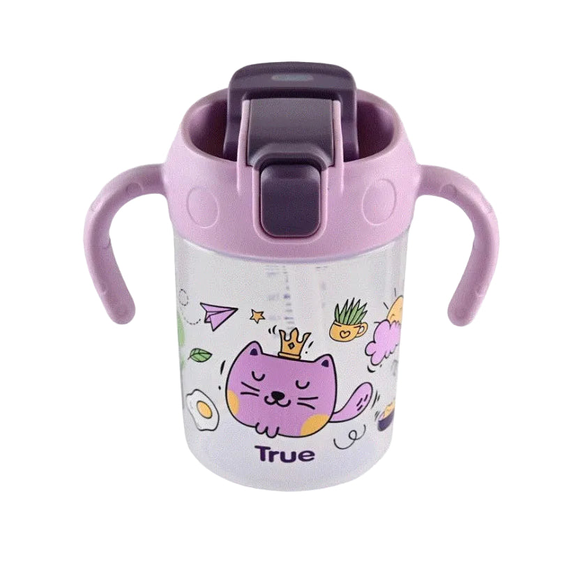 True Gold Stages Drinking Cup With Handles 300ml +18m – Purple