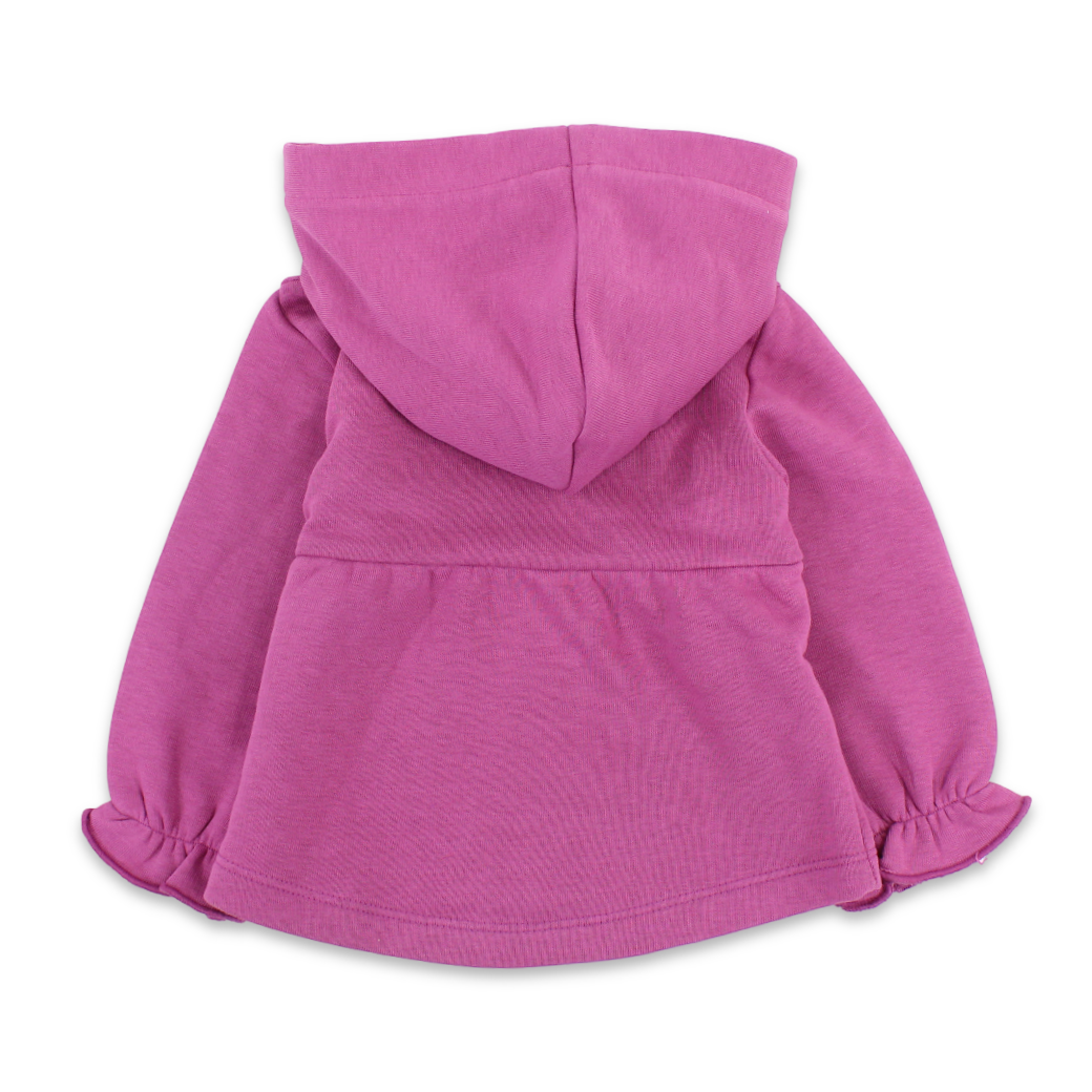 Baby Girls Cotton Jacket – Pink with Bloom & Shine