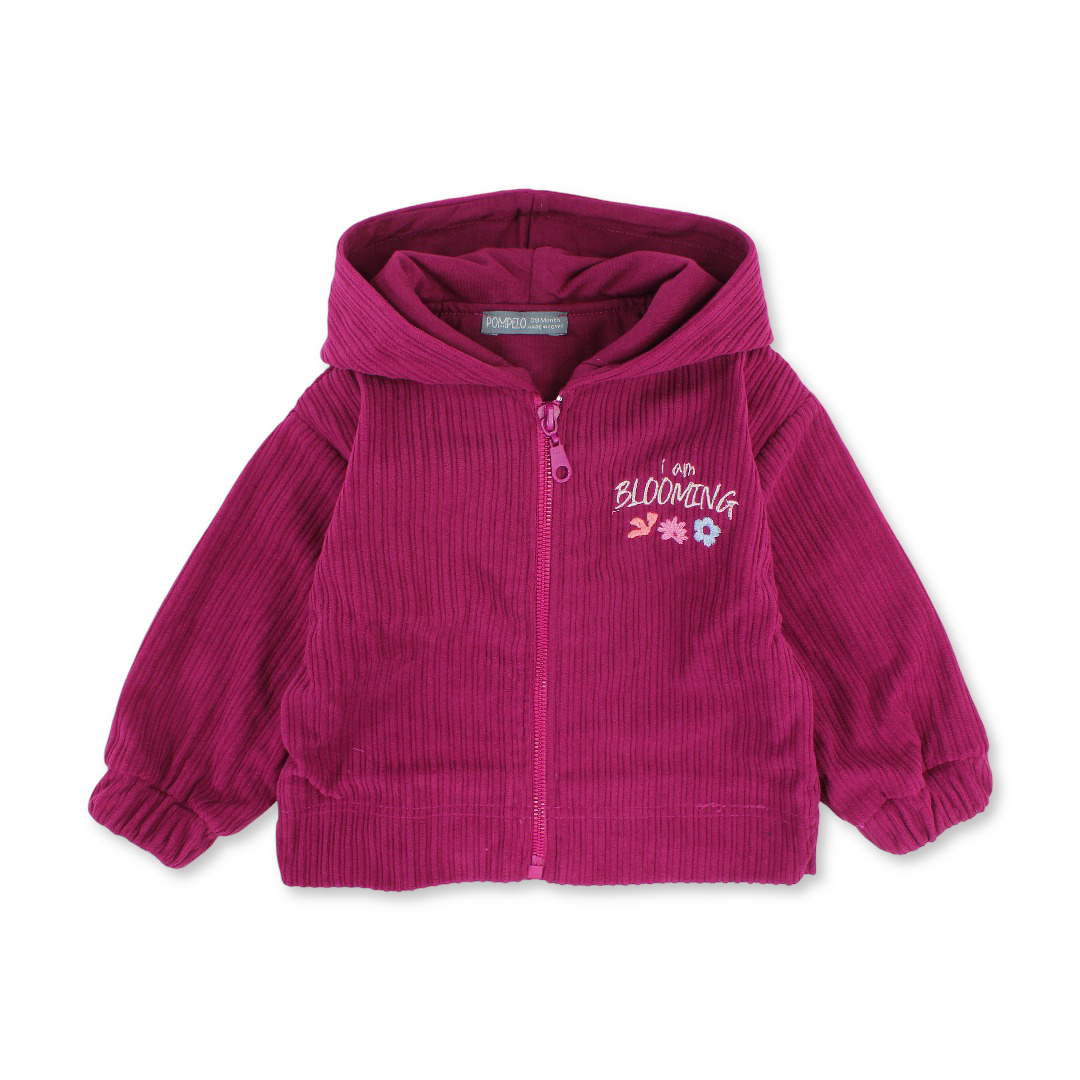 Baby Girls Hooded Jacket – Fuchsia