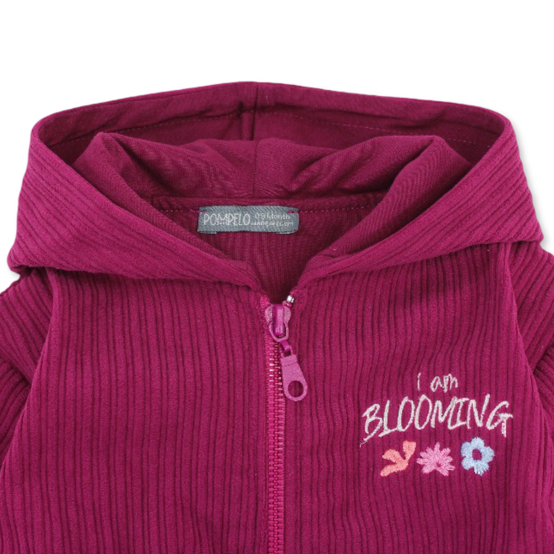 Baby Girls Hooded Jacket – Fuchsia
