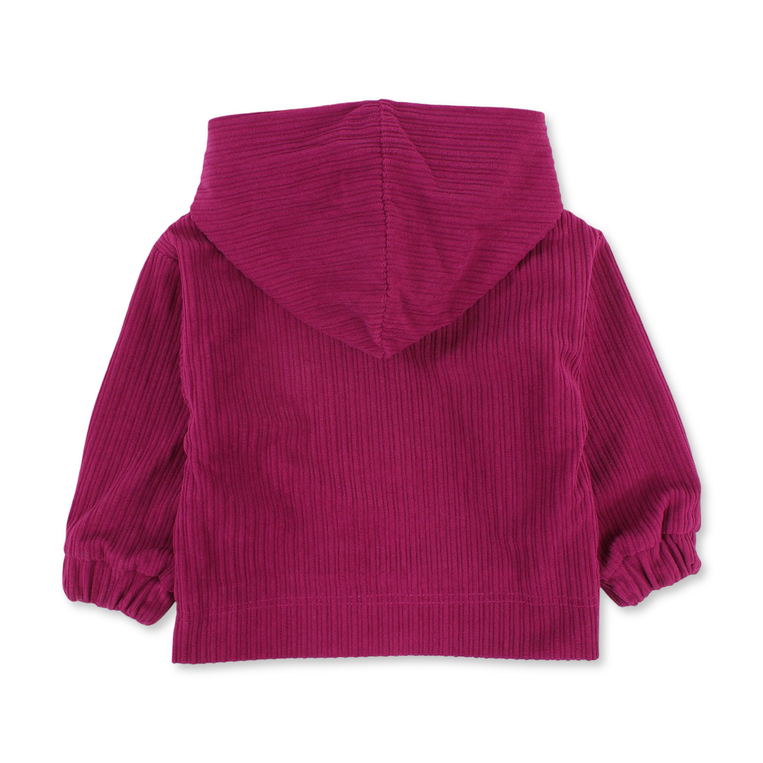 Baby Girls Hooded Jacket – Fuchsia