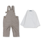 Unisex Baby Velvet 2 Pieces Bodysuit – Coffee