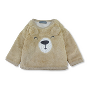 Baby Boys Fur Pullover – Beige