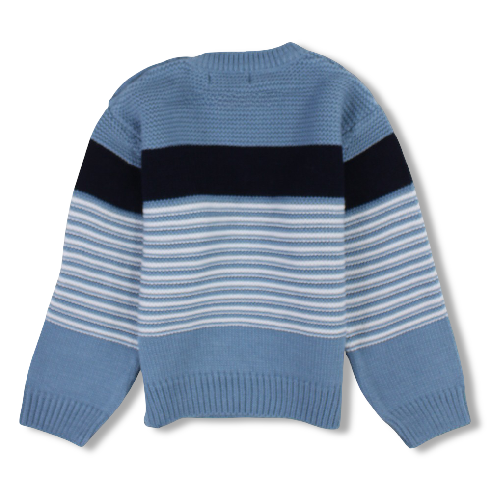 Baby Boys Striped Wool Pullover