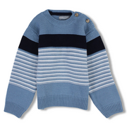 Baby Boys Striped Wool Pullover