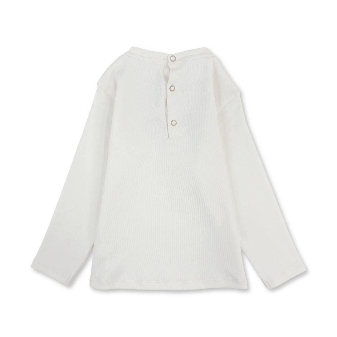 Baby Boys Cotton T-Shirt – Off-White