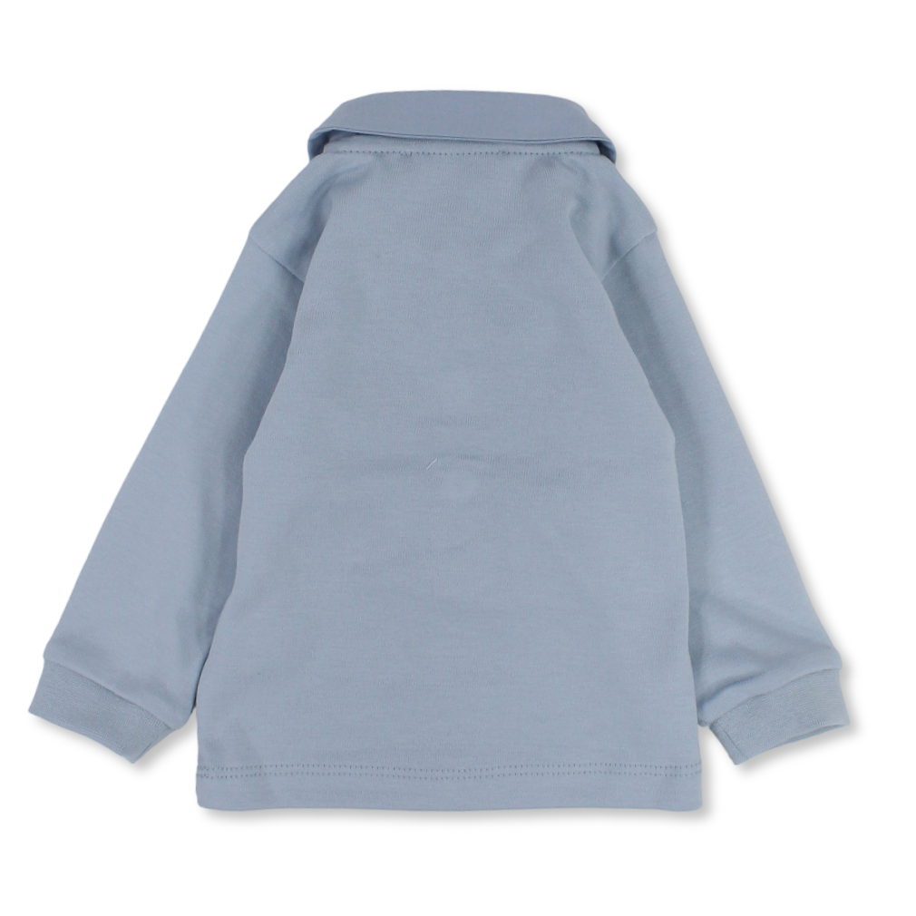 Baby Boys Cotton T-Shirt – Baby Blue