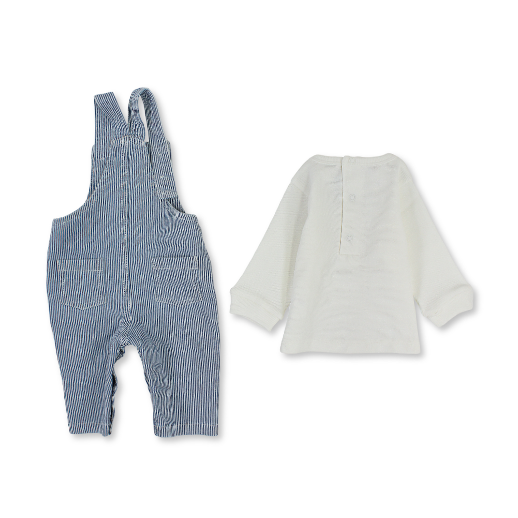 Baby Boys Cotton 2-Piece Outfit Set – Jeans