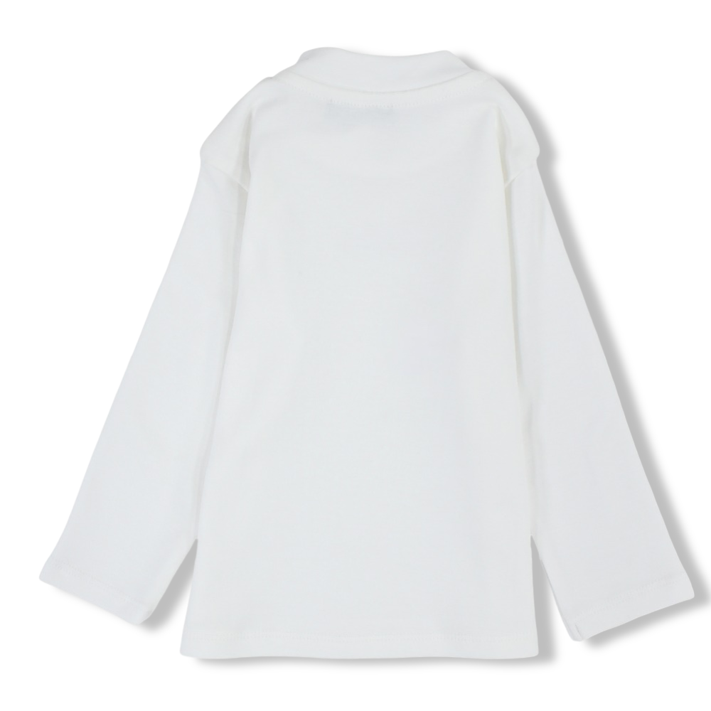 Unisex Baby Cotton Half-Collar Undershirt